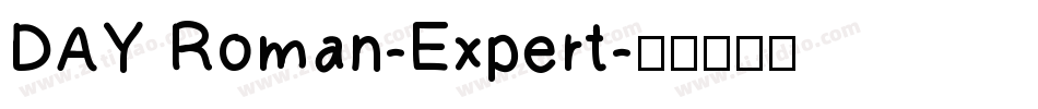 DAY Roman-Expert字体转换